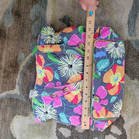 Vera Bradley Tote Bag Jazzy Blooms Print Floral‎ Purse Colorful - Picture 7 of 8